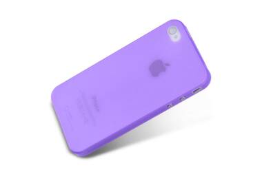 Pinlo Slice3 ultracienkie etui do iPhone 4S Fioletowe ( Uszkodzone opakowanie )