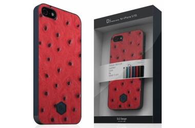 Etui do iPhone 5/5s/SE SLG Design D3 IOL - Czerwone