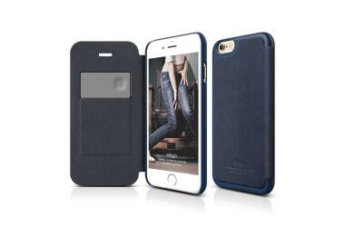 Etui do iPhone 6 Plus/6S Plus Elago S6P Leather Flip Jean - niebieskie