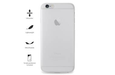 Etui do iPhone 7 PURO Ultra Slim 0.3 Cover + folia Półprzeźroczysty