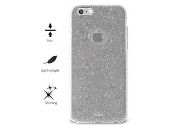 Etui do iPhone 7/8 PURO Glitter Shine Cover - srebrne