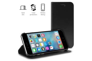 Etui do iPhone 7/8 PURO Booklet Wallet Case - czarne