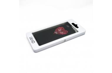 Etui do iPhone SE/5/5S Liu Jo Black Metal Case - białe