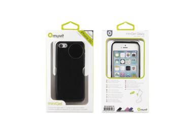 Muvit Black Minigel dla iPhone 5C Czarny