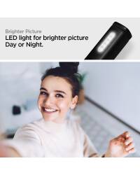 Selfie stick Spigen S550W LED - czarny - zdjęcie 2