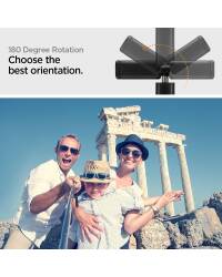 Selfie stick Spigen S550W LED - czarny - zdjęcie 6