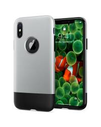 Etui do iPhone X/Xs Spigen Classic One Aluminium - szare - zdjęcie 1