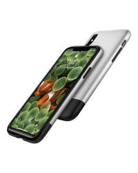 Etui do iPhone X/Xs Spigen Classic One Aluminium - szare - zdjęcie 3