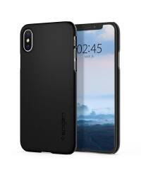 Etui do iPhone Xs/X Spigen Thin Fit - czarne - zdjęcie 2