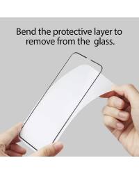 Szkło hartowane do iPhone Xs Max Spigen Glass FC - czarne - zdjęcie 3
