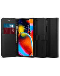 Etui do iPhone 11 Spigen Wallet S - czarne - zdjęcie 1