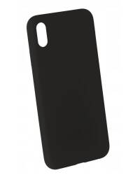 Etui do iPhone Xs Max KMP Silicone Case - czarne - zdjęcie 1