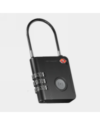 Kłódka KeySmart do walizki z lokalizatorem kompatybilna z Apple Find My black - zdjęcie 1