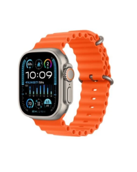 Apple Watch Ultra 2 49mm + Cellular tytan z paskiem Ocean w kolorze pomarańczowym - zdjęcie 1