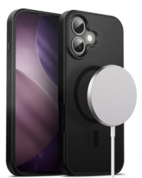 Etui iPhone 17 Crong Hybrid Frost MAG Cover czarny Rzeszów Warszawa Kraków - zdjęcie 2