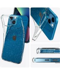 Etui do iPhone 13 mini Spigen Liquid Crystal Glitt - Przeźroczyste - zdjęcie 2