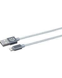 Kabel do iPhone/iPad eSTUFF Allure Lightning to USB 2m - szary  - zdjęcie 1