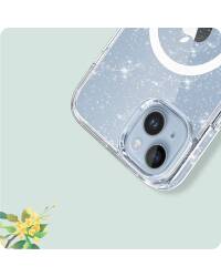 Etui do iPhone 15 Tech-Protect Glitter MagSafe - Przeźroczyste - zdjęcie 3