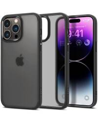 Etui do iPhone 14 Pro Max Spigen Ultra Hybrid - Ciemny mat/Czarne - zdjęcie 1