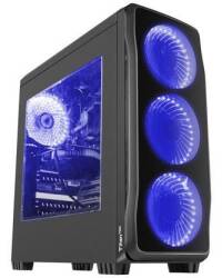 Obudowa NETEC Genesis Titan 750 ATX Midi z oknem, USB 3.0 - niebieskie podświetlenie - zdjęcie 1