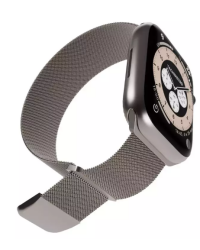 Rzeszów Pasek do Apple Watch 44/45mm Puro Milanese Magnetic Band titanium - zdjęcie 3
