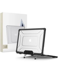 5906302363568 Obudowa do MacBook Air 15 M2 M3 M4 2023-2025 BLACK/CLEAR Tech-Protect Smartshell  - zdjęcie 2