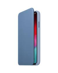 Etui do iPhone Xs Max Apple Leather Folio - chabrowe - zdjęcie 1