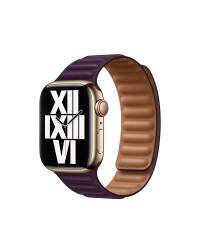 Apple pasek do Apple Watch 41mm z karbowanej skóry rozmiar S/M ciemna wiśnia - zdjęcie 1