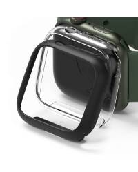 Etui do Apple Watch 45mm Ringke Slim Case 2 pack - czarne i przezroczyste  - zdjęcie 1