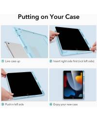 Etui iPad 10,2 ESR Rebound Hybrid Case Pro Frosted Blue - zdjęcie 2