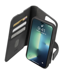 Etui do iPhone 14 Pro SBS Duo Wallet Mag czarne - zdjęcie 1