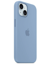 Etui do iPhone 15 Apple Silicone MagSafe - Zimowy Błękit - zdjęcie 2