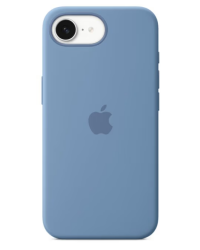 Apple Etui iPhone 16e Silicone MagSafe - zimowy błękit - zdjęcie 1