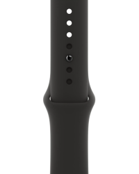 Apple Pasek 46 silikonowy w kolorze Czarnym M/L AWBLBK4/A - zdjęcie 1