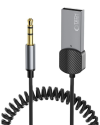 Adapter Tech-Protect Bluetooth Aux Audio szary - zdjęcie 1