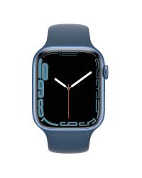 Apple Watch S7 45mm GPS w kolorze niebieskim - pasek sportowy w kolorze błękitnej toni  - zdjęcie 2