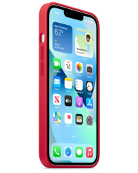 Etui iPhone 13 Apple Silicone MagSafe - czerwone - zdjęcie 3