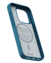 Warszawa Etui iPhone 15 Pro Njord Fabric MagSafe niebieski 8720574622256 - zdjęcie 3