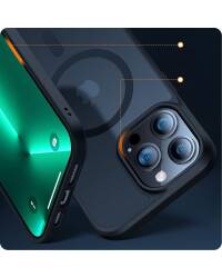 Etui do iPhone 15 Pro Tech-Protect Magmat MagSafe - Przeźroczysty/czarny - zdjęcie 3