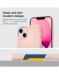 Etui do iPhone 13 Spigen Silicone Fit - różowe  - zdjęcie 3