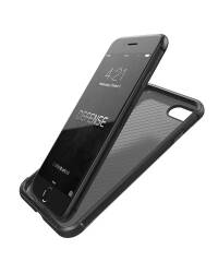 X-Doria Defense Lux - Etui aluminiowe iPhone 8 / 7 (Black Leather) - zdjęcie 3