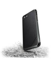 X-Doria Defense Lux - Etui aluminiowe iPhone 8 / 7 (Black Leather) - zdjęcie 5
