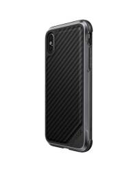 X-Doria Defense Lux - Etui aluminiowe iPhone X (Black Carbon Fiber) - zdjęcie 2