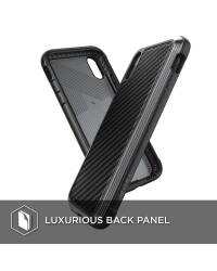 Etui do iPhone XR X-Doria Defense Lux - czany karbon - zdjęcie 4