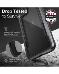 Etui do iPhone 13 X-Doria Raptic Shield Pro Anti-bacterial czarne - zdjęcie 4