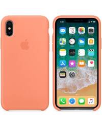 Etui do iPhone X/XS  Apple Silicone Case - brzoskwiniowe - zdjęcie 3