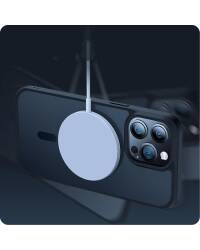 Etui do iPhone 15 Tech-Protect Magmat MagSafe - Przeźroczysty/czarny - zdjęcie 4