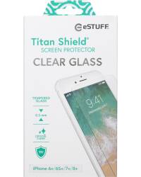 Szkło do iPhone 6/6s/7/8 plus eSTUFF Clear  - zdjęcie 1