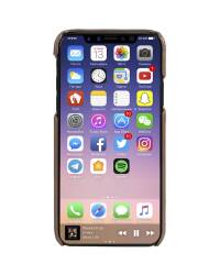 Etui do iPhone X Krusell Sunne 2 Card Cover - brązowe - zdjęcie 3