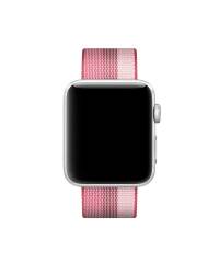 Pasek do Apple Watch 42/44mm z plecionego nylonu Apple - malinowy - zdjęcie 2